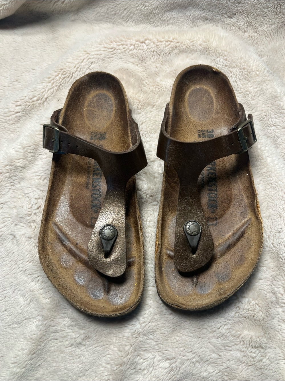 Birkenstock size 38 or US 7 sandals